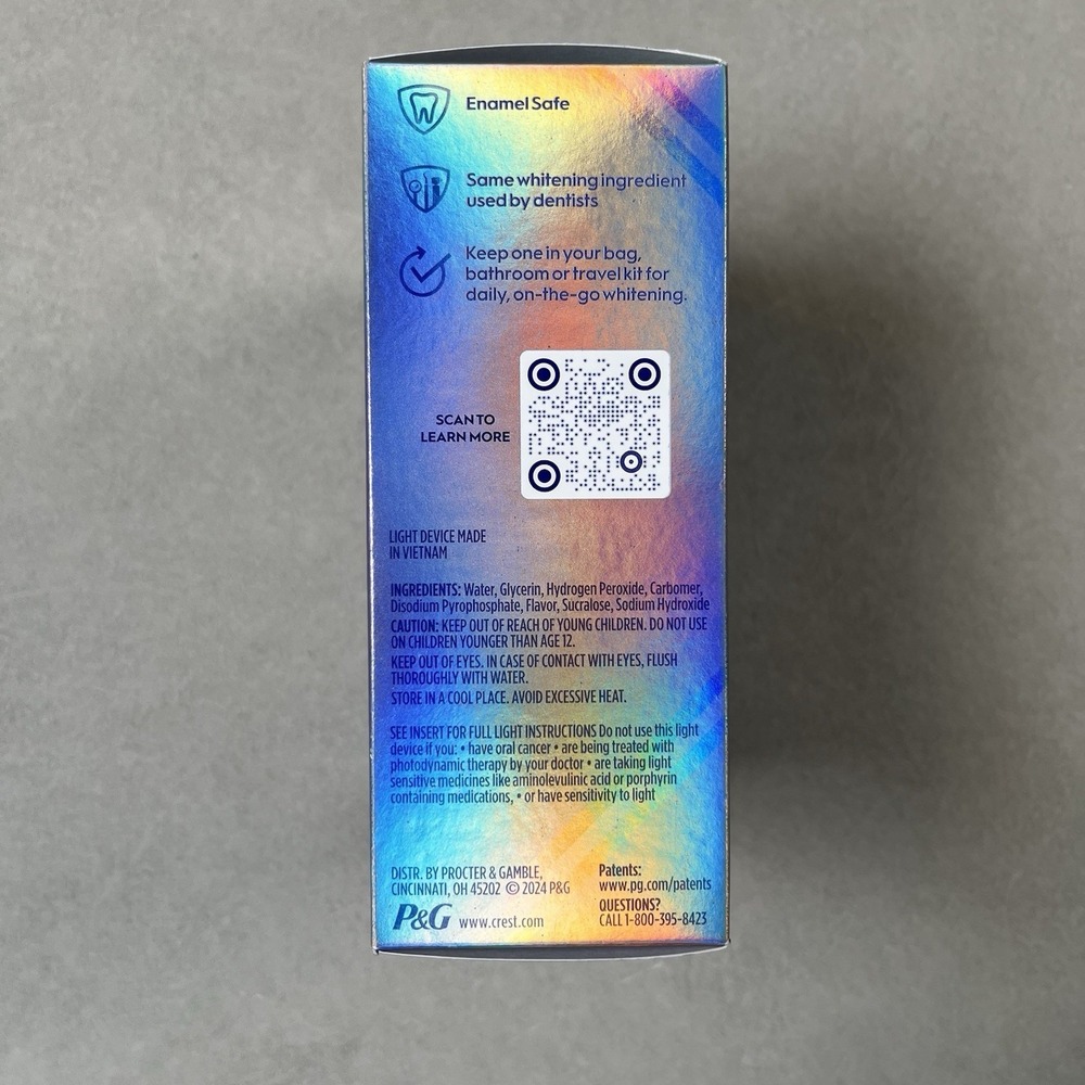 Crest 3-D White Easy To use Whitening Pen + LED Light Apply & Boost Exp 01/2027 - Picture 5 of 5